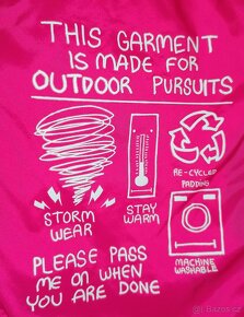 Dívčí modrá zateplená bunda s kapucí M&S vel. 11 - 12 let - 4