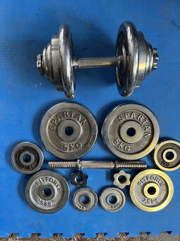 Posilovací sada 220kg - 4