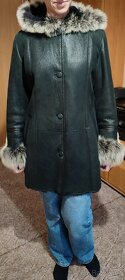 Dámský kožený kabát - 4