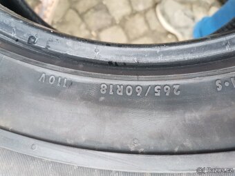 265/60/18 letni pneu CONTINENTAL a BRIDGESTONE 265 60 18 - 4