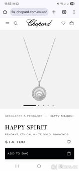 Dámský diamantový náhrdelník z 18k zlata s diamanty - 4