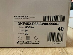 Dámské kožené kozačky zn. Gino Rossi vel. 40 - 4