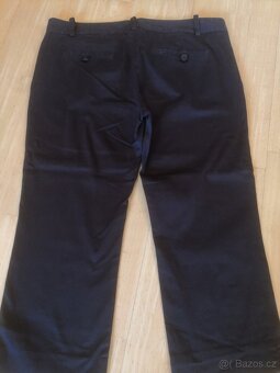 Tříčtvrteční čokoládové kalhoty ZARA Basic, vel. 38 - 4