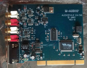 Prodám dvě zvukové karty M-AUDIO Audiophile 2496 - 4
