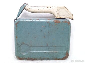 5L Plechový Kanystr DILO s nálevkou Retro - 4