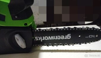 Aku řetězová pila Greenworks G24CS25 24V - 4