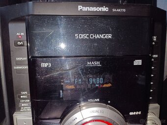 PANASONIC věž SA-AK770, CD-Mgf-USB-Rádio, subwoofer - 4