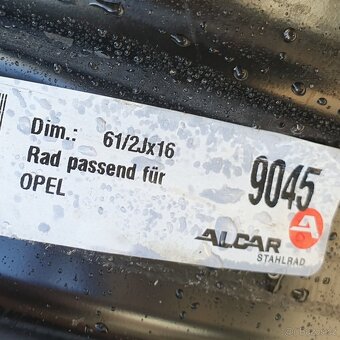 Disky na Opel Astra, Zafira 6.5Jx16 ET37 č. AF101 - 4