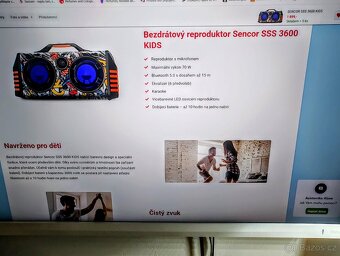 Párty reproduktor Sencor SSS 3600 KIDS. - 4