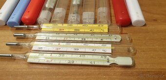 RTUŤOVÉ TEPLOMĚRY LEHCE SKLEPATELNÉ RETRO - 4