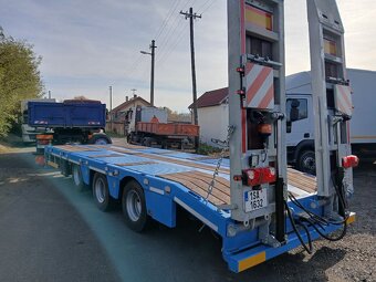 Přívěs na kompresor vrtná souprava bagry - 4