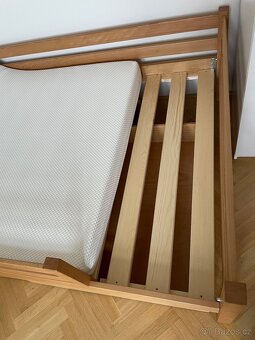 Postel pro dítě 140cm x 200cm z masivního buku - 4