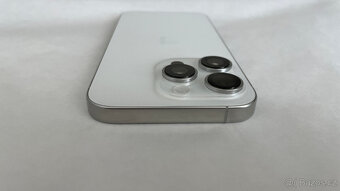 APPLE IPHONE 16 PRO 128 GB BÍLÝ,12 MĚS.ZÁRUKA,BATERIE 100% - 4