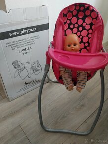 Houpačka,židlička pro panenku - 4