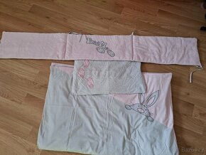 Povlečení do dětské postýlky + mantinel + peřiny - 4