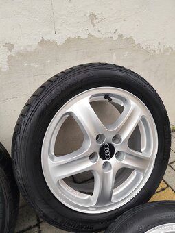 ALU 5x100 r15 ŠKODA + LETNÍ PNEU - 4