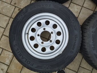 Sada kol 5x139,7 205/70R15 nové zimní pneu s disky Jimny - 4