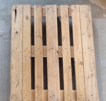 Dřevěná paleta 100 x 120 cm, výška 14 cm - 4