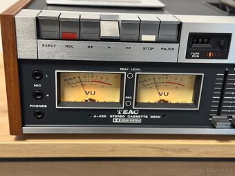 TEAC A-450 PĚKNÝ VINTAGE STEREO TAPE DECK  - 4