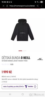 Dětská bunda O'NEILL OUTDOOR ANORAK JACKET - 4
