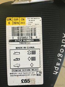 Kozačky boty Mark & Spencer nové kožené vel.39,5 - 4