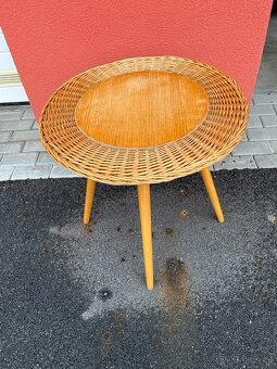 Proutěný stolek a stolička - 4