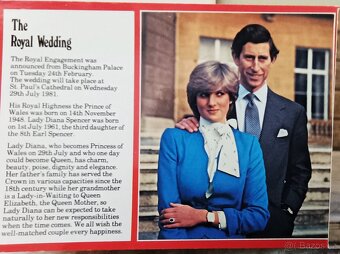 7x pohlednice Anglie: Charles a Diana. Anglie. RARITA. - 4