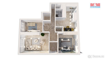 Prodej bytu 3+1, 82 m², Stráž, ul. Stráž - 4
