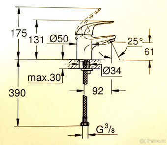 Umyvadlová baterie GROHE - 4