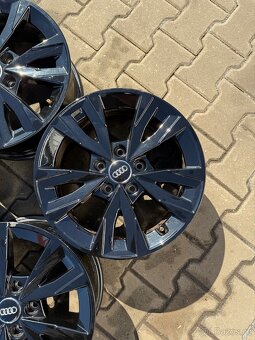 Alu Audi 5x112r16 6,5J ET43 černé - 4