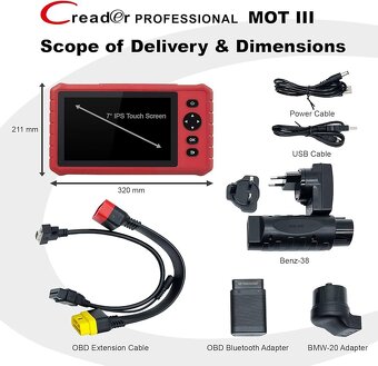 Launch Creader Professional MOT III - 4