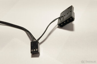 PC ventilátor Sharkoon 120mm, modré LED, 12V - 4