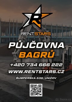Půjčovna / pronájem / minibagr / bagr - 4