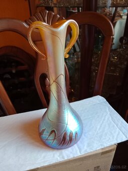 Krásná,autorská secesní váza - Václav Štěp - 4