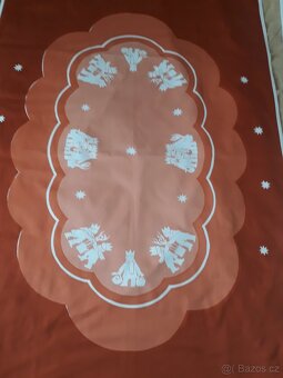 Vánoční ubrusy, retro ubrusy, prostírání, dečky - 4