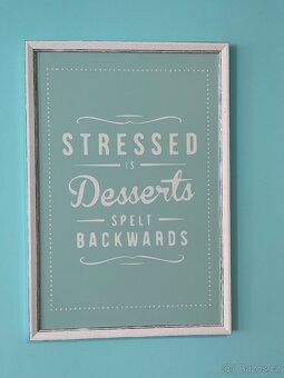 8 ks obrazů s motivy nápojů a donutů - 4