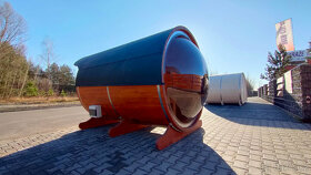 Venkovní sudová sauna s panoramatickým oknem - 4