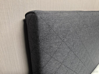Nová boxspring postel DUKE 140 antracit - 4