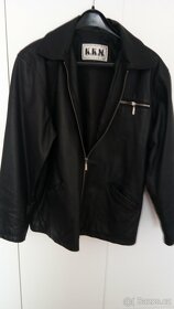 KOŽENÁ pánská BUNDA vel. L. - 4