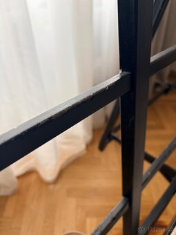 Industriální masivní postel - 4