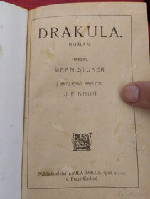 Drákula / první vydání 1919 Bram Stoker / Dracula - 4
