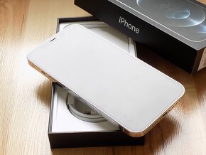 APPLE iPhone 12 Pro MAX 256GB Silver - ZÁRUKA - TOP STAV - 4