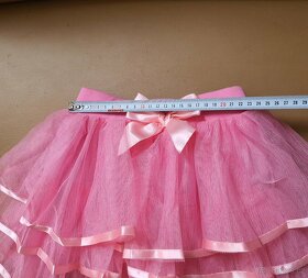 Dětská tutu sukně růžová - 4