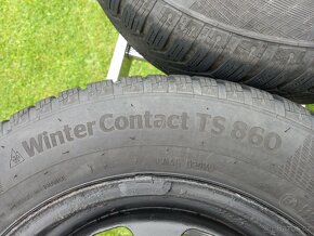 Zimní pneu s diskem 195/65/15 Continental - 4