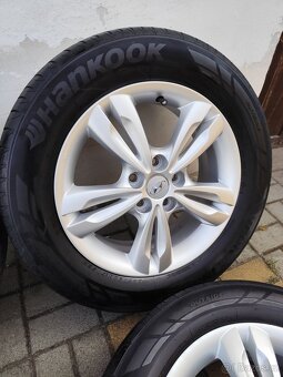 ALU 5x114.3 r17 HYUNDAI + LETNÍ PNEU - PĚKNÁ SADA - 4