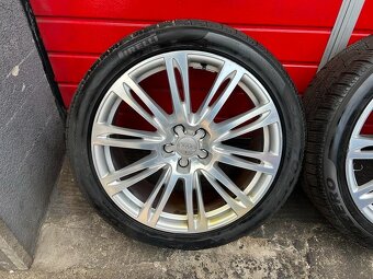 Original ALU kola Audi 20" 9J ET37 + zimní pneu 265/40/R20 - 4