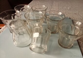 Retro skleničky Duritky 50 léta 8 kusů, - 4