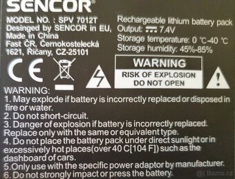 Sencor SPV 7012T, mini TV - 4