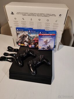 Playstation 4 PRO 1TB 4K 2x Ovladače Hry - 4