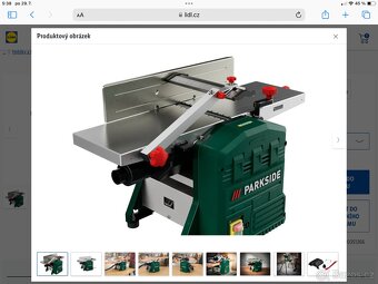 Parkside srovnávací fréza (hoblovka) - 4